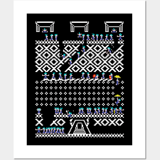 Oh No! Lemmings Ugly Christmas Sweater Wall Art by RetroReview